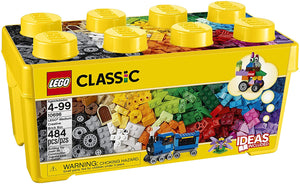 LEGO Classic Medium Creative Brick Box - 484 Piece with Baseplate