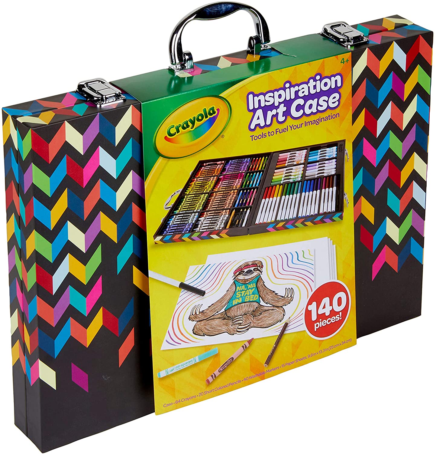 Crayola Inspiration Art Case, 140 Pieces, Assorted Colors, Gifts