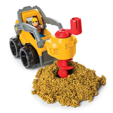 Load image into Gallery viewer, Kinetic Rock - 3-in-1 Loader with Construction Tools and Gold Kinetic Rock, for Ages 3 and Up