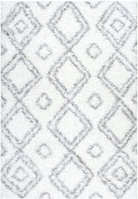 Load image into Gallery viewer, nuLOOM Iola Soft &amp; Plush Shag Area Rug, 7&#39; 10&quot; x 10&#39;, White