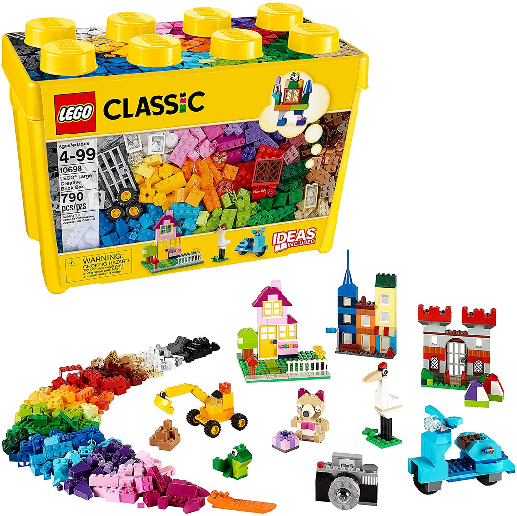 LEGO Classic Large Creative Brick Box 10698 Build Your Own Creative Toys, Kids Building Kit (790 Pieces)