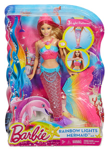 Barbie Dreamtopia Rainbow Lights Mermaid Doll, Blonde