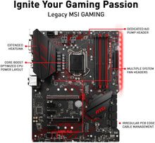 Load image into Gallery viewer, MSI MPG Z390 Gaming Plus LGA1151 (Intel 8th and 9th Gen) M.2 USB 3.1 Gen 2 DDR4 HDMI DVI CFX ATX Z390 Gaming Motherboard