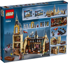 Load image into Gallery viewer, LEGO Harry Potter Hogwarts Great Hall 75954 Building Kit and Magic Castle Toy, Fantasy Creatures, Hermione Granger, Draco Malfoy and Hagrid (878 Pieces)