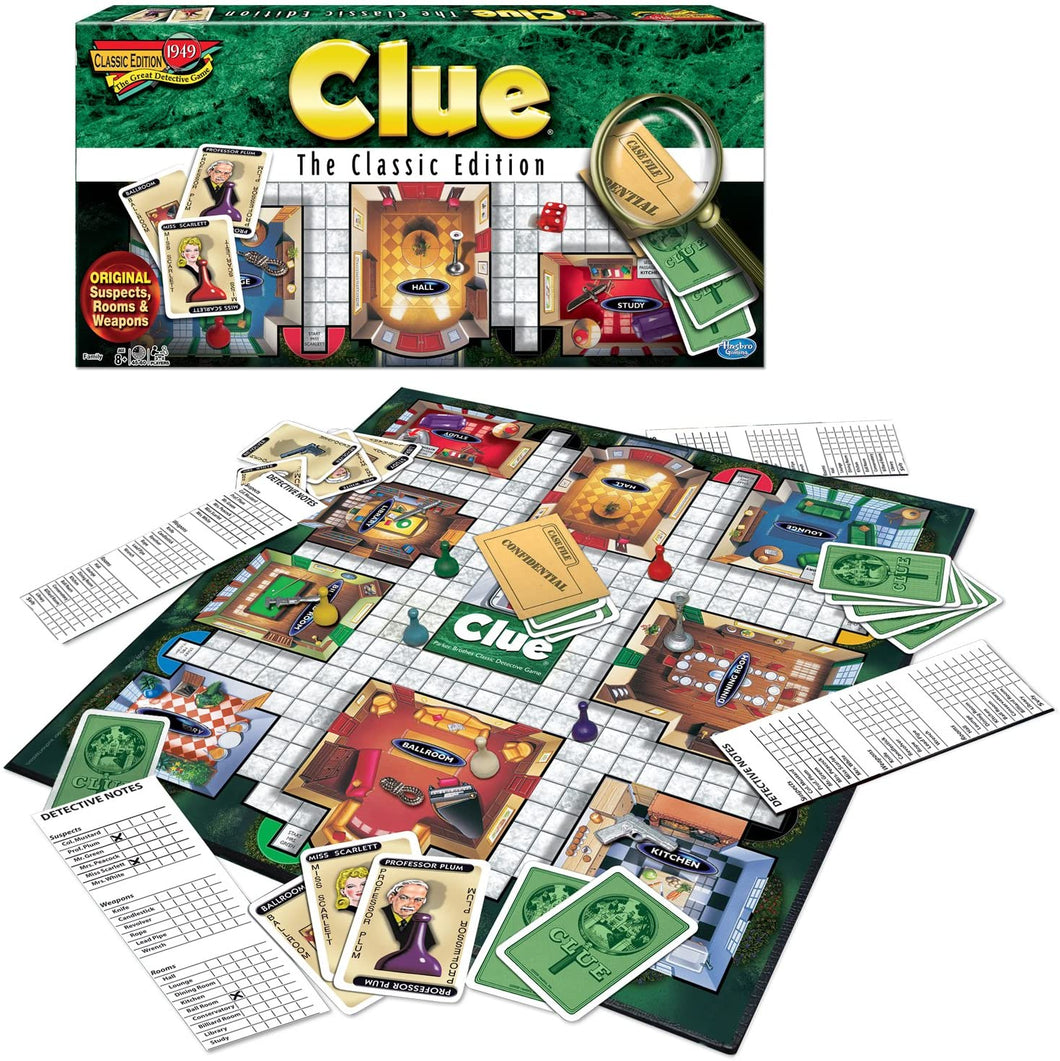 Winning Moves Games Clue The Classic Edition Toy, Multicolor (1137)