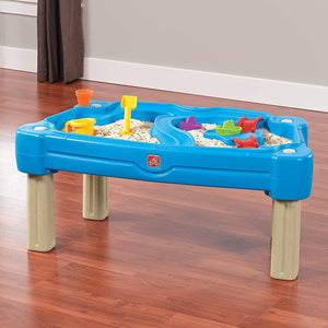 Step2 Cascading Cove Sand & Water Table with Umbrella | Kids Sand & Water Play Table