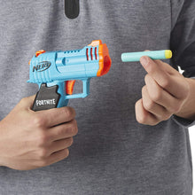 Load image into Gallery viewer, NERF Fortnite Micro HC-R Microshots Dart-Firing Toy Blaster &amp; 2 Official Elite Darts for Kids, Teens, Adults