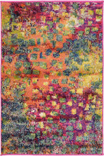 Load image into Gallery viewer, Unique Loom Jardin Collection Colorful Abstract Multi Area Rug (2&#39; x 3&#39;)