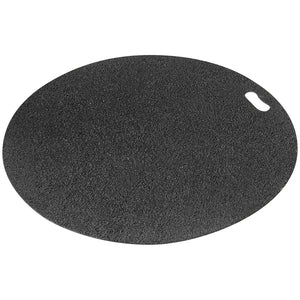 DiversiTech The Original Grill Pad Grill Mat for Under the Grill Protection, Grilling Gear, Round, Black, 30”