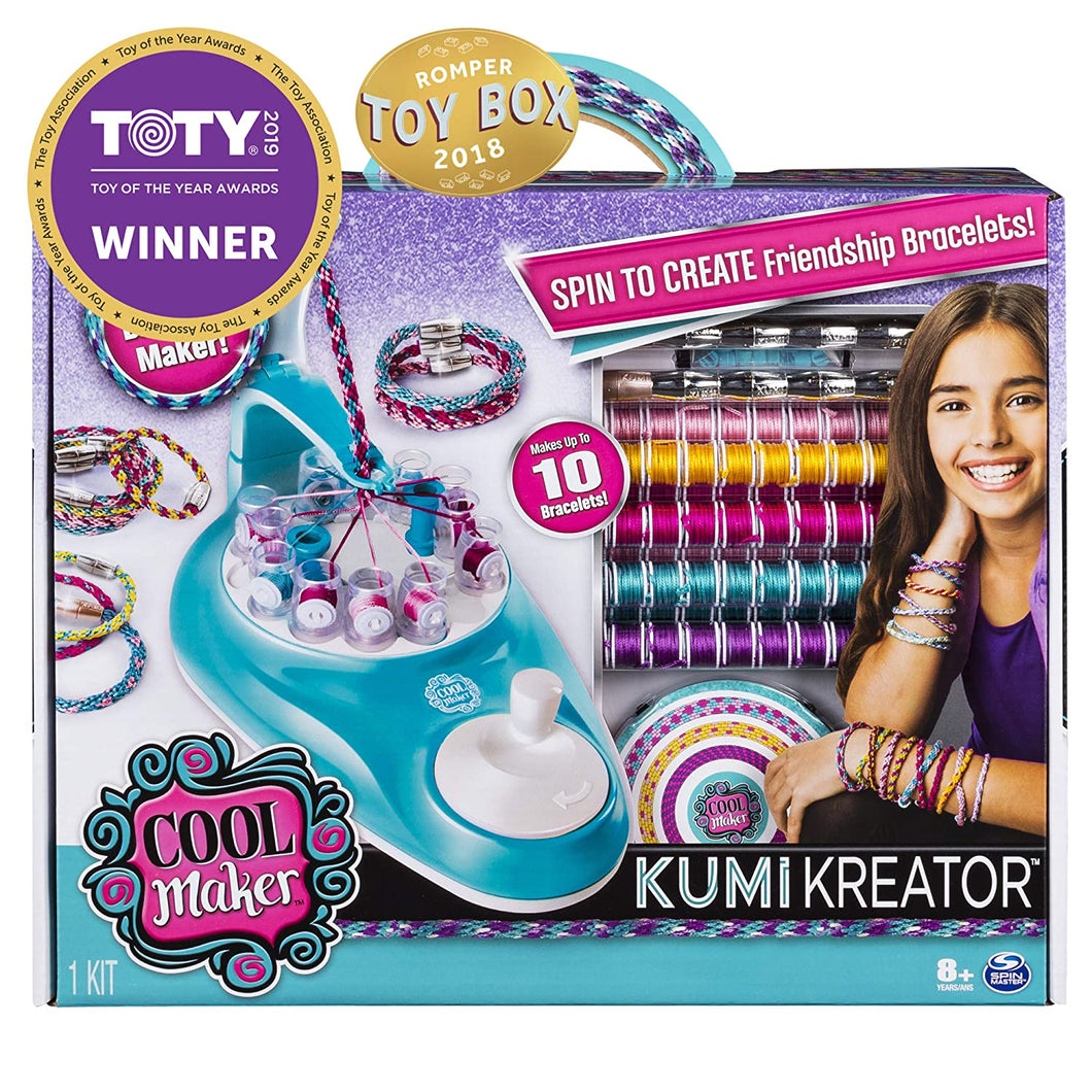Cool Maker, KumiKreator Friendship Bracelet Maker, Makes Up to 10 Bracelets, for Ages 8 and Up