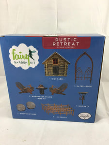 Rustic Retreat fairy garden kit (12 pc)