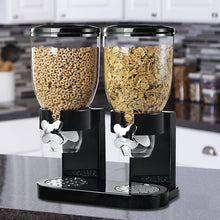 Load image into Gallery viewer, Zevro KCH-06121/GAT200 Indispensable Dry Food Dispenser, Dual Control, Black/Chrome