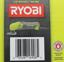 Load image into Gallery viewer, Ryobi DS1200 .4 Amp 13,000 OBM Corded 2-7/8&quot; Detail Sander w/ Triangular Head and 5 Sanding Pads