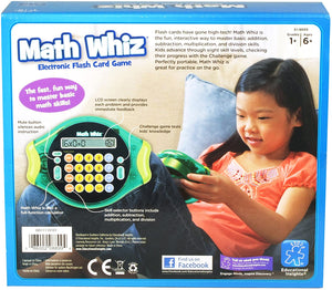 Educational Insights Math Whiz - Electronic Math Game: Addition, Subtraction, Multiplication & Division, Ages 6+