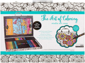 The Art of Coloring Adult Studio Art Case - by Cra-Z-Art