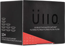 Load image into Gallery viewer, Ullo Full Bottle Replacement Filters (10 Pack) With Selective Sulfite Capture Technology To Make Any Wine Sulfite Preservative Free