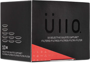 Ullo Full Bottle Replacement Filters (10 Pack) With Selective Sulfite Capture Technology To Make Any Wine Sulfite Preservative Free