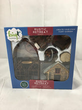 Load image into Gallery viewer, Rustic Retreat fairy garden kit (12 pc)