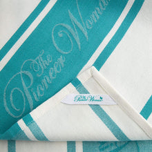 Load image into Gallery viewer, Pioneer Woman Butterfly Kitchen Tea Towels Set of 4 Assorted Teal Mint Aqua