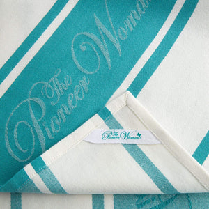 Pioneer Woman Butterfly Kitchen Tea Towels Set of 4 Assorted Teal Mint Aqua