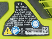 Load image into Gallery viewer, Ryobi P411 One+ 18 Volt 5 Inch Cordless Battery Operated Random Orbit Power Sander (Battery Not Included / Power Tool Only)
