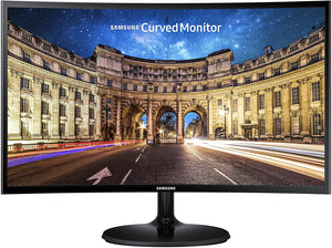 Samsung LC24F390FHNXZA 24-inch Curved LED Gaming Monitor (Super Slim Design), 60Hz Refresh Rate w/AMD FreeSync Game Mode