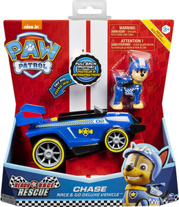 Spin Master New! Paw Patrol Ready Race Rescue - Race & Go Deluxe Chase Vehicle & Figure