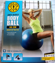 Load image into Gallery viewer, Golds Gym 65 cm Anti-Burst Body Ball