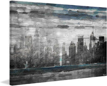 Load image into Gallery viewer, Parvez Taj Sunset in NYC Painting Print on Wrapped Canvas