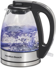 Load image into Gallery viewer, Hamilton Beach 1 Liter Compact Glass Kettle Home Good