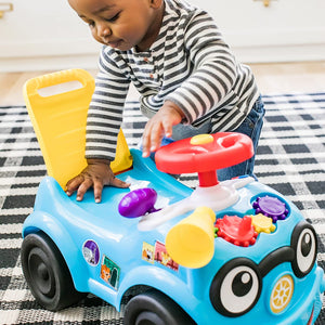 Baby Einstein Roadtripper Ride-On Car and Push Toddler Toy with Real Car Noises, Ages 12 months and up