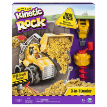 Load image into Gallery viewer, Kinetic Rock - 3-in-1 Loader with Construction Tools and Gold Kinetic Rock, for Ages 3 and Up