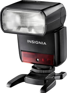 Insignia - Compact TTL Flash for Sony Cameras - Black