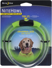 Load image into Gallery viewer, NiteHowl LED Safety Necklace, Universal, Reusable Visibility Necklace for Pets