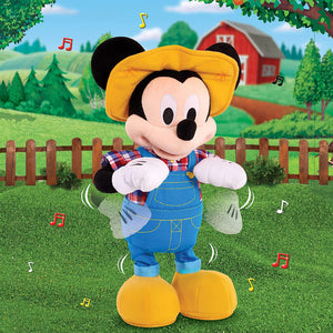 Disney Junior Mickey Mouse Sing and Dance Plush Toy, Great Interactive Play for Kids