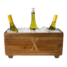 Load image into Gallery viewer, Cathy&#39;s Concepts Personalized Wooden Wine Trough, Letter X
