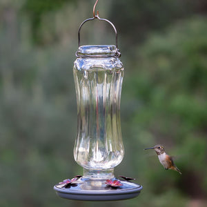 Perky Pet 8132-2 Starglow Vintage Glass Hummingbird Feeder