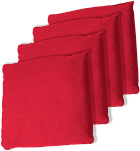 Trademark Games Championship Cornhole Bean Bags (Set of 8), Red/Gray
