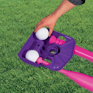 Little Tikes TotSports T-Ball Set- Pink/Purple, 2 Balls