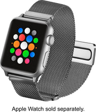 Load image into Gallery viewer, Platinum Magnetic Stainless Steel Mesh Band for Apple Watch (PT-AWB38SMB) Silver - 38MM - New