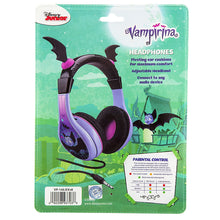 Load image into Gallery viewer, Vampirina Headphones for Kids with Built in Volume Limiting Feature for Kid Friendly Safe Listening for Halloween